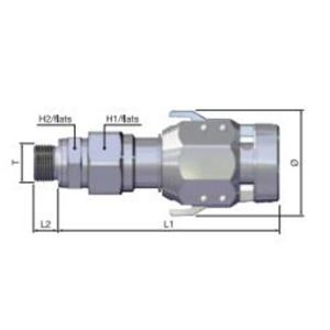 瑞士Staubli高温应用快速接头HTI 12.7154/IA/JV