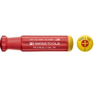 SWISS TOOIS对于十字螺钉经典VDE超薄螺丝刀PB 5190 SL