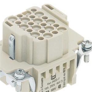 HARTING HAN用于工业应用单体插芯Han 24DD-SMC-FI-CRT