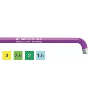 SWISS TOOIS彩虹键长L形扳手PB 2212 L RB