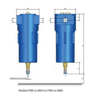 staubli使空气质量提高的过滤器FSB 01.0051