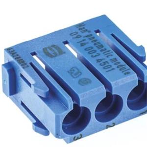 HARTING气动模块Pneumatic module for 3 contacts