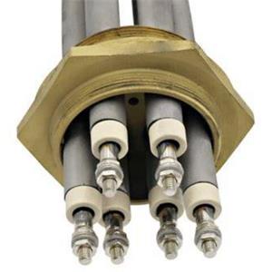 Vulcanic 热电模块THERMOPLONGEUR SUR BRIDE DN80 - 9000 W / 400 V TRI - 12W/CM2 - AVEC BOITIER