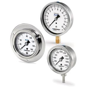 Ashcroft雅斯科全不锈钢弹簧管压力表1009-2.5”/3.5”