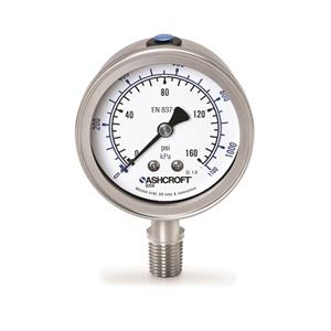 Ashcroft雅斯科全不锈钢弹簧管压力表8008S