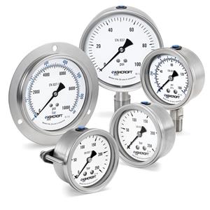 Ashcroft雅斯科全不锈钢弹簧管压力表8008S