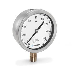 Ashcroft雅斯科1009 4.5/6 Inch全不锈钢弹簧管压力表