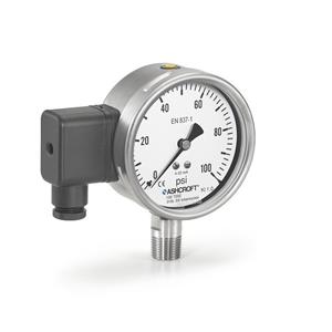 Ashcroft雅斯科带模拟信号输出全不锈钢弹簧管压力表T5500E