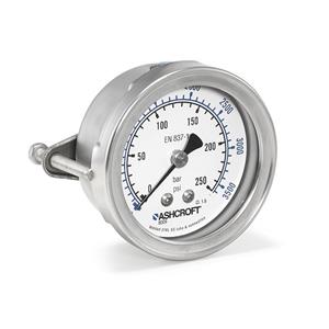 Ashcroft雅斯科全不锈钢弹簧管压力表 – 可拆卸罩圈8009S
