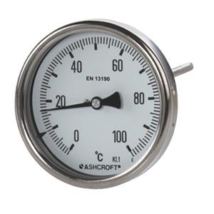 Ashcroft雅斯科全不锈钢双金属温度计A